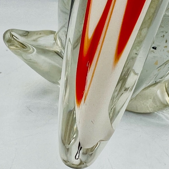 Murano 13” Glass Pulled Feather Design Cockatoo - Picture 13 of 14